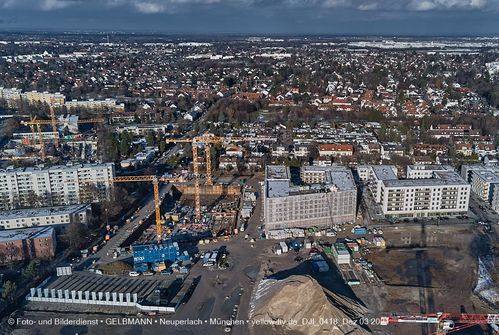03.12.2021 -Baustelle Pandionverde in Neuperlach 03.12.2021 -Baustelle Pandionverde in Neuperlach
