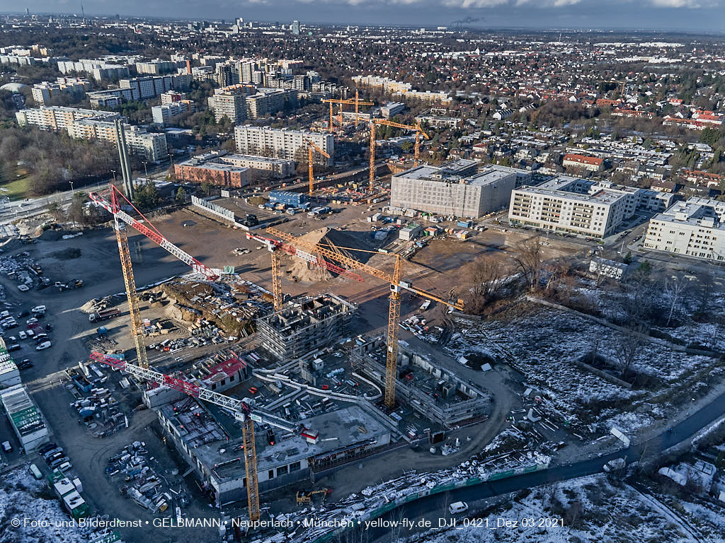 03.12.2021 -Baustelle Pandionverde in Neuperlach 03.12.2021 -Baustelle Pandionverde in Neuperlach