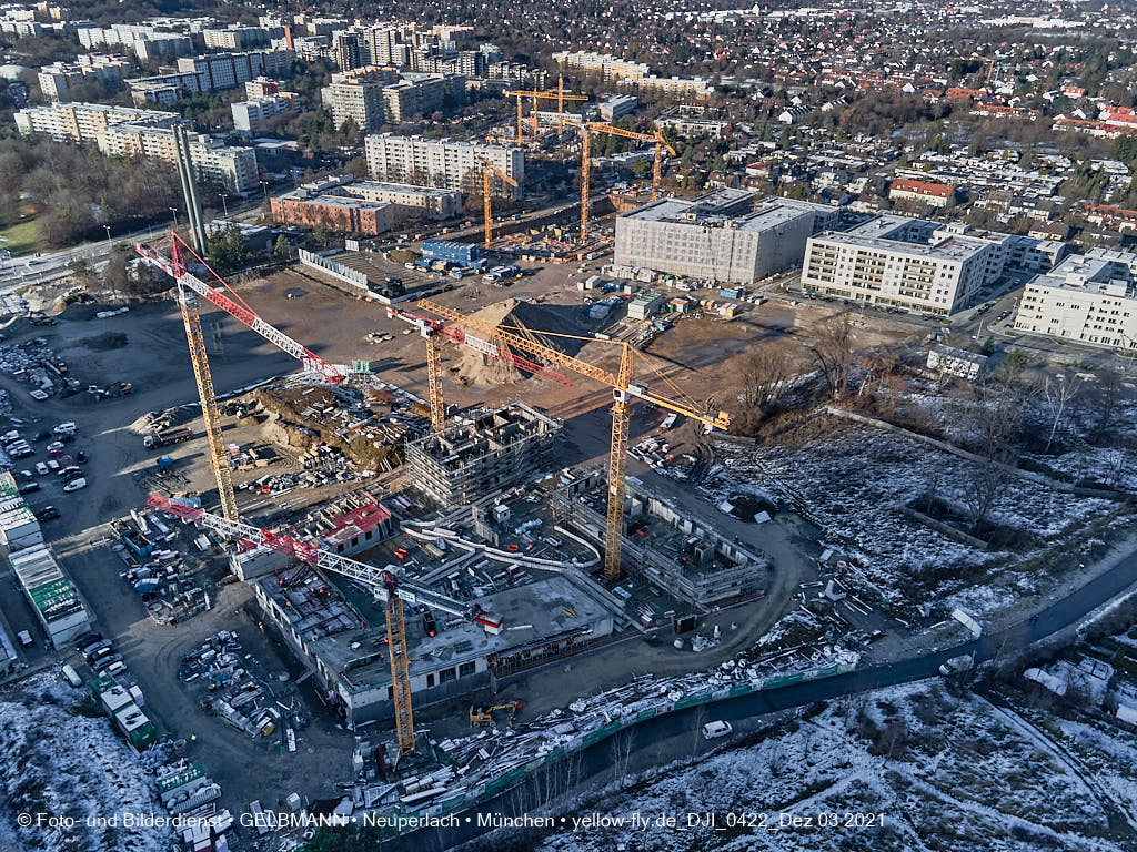 03.12.2021 -Baustelle Pandionverde in Neuperlach 03.12.2021 -Baustelle Pandionverde in Neuperlach