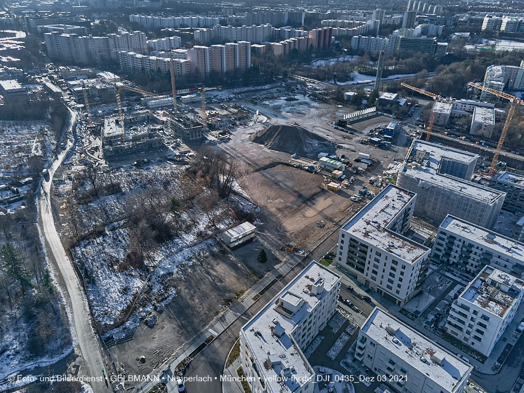 03.12.2021 -Baustelle Pandionverde in Neuperlach 03.12.2021 -Baustelle Pandionverde in Neuperlach