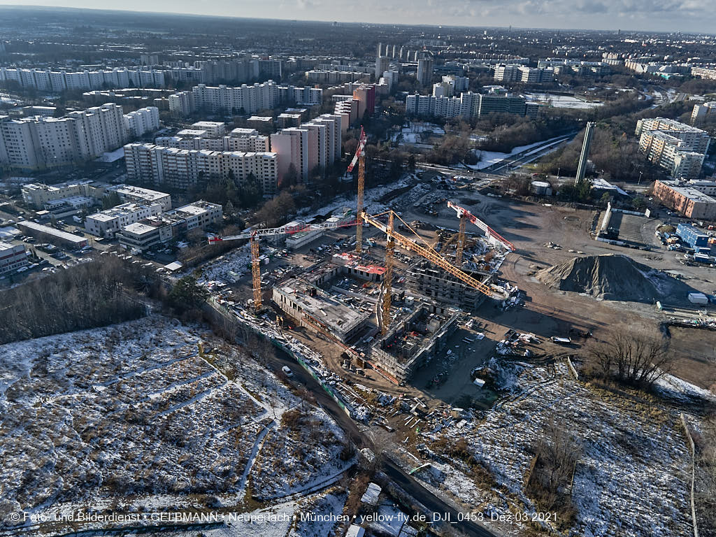 03.12.2021 -Baustelle Pandionverde in Neuperlach 03.12.2021 -Baustelle Pandionverde in Neuperlach
