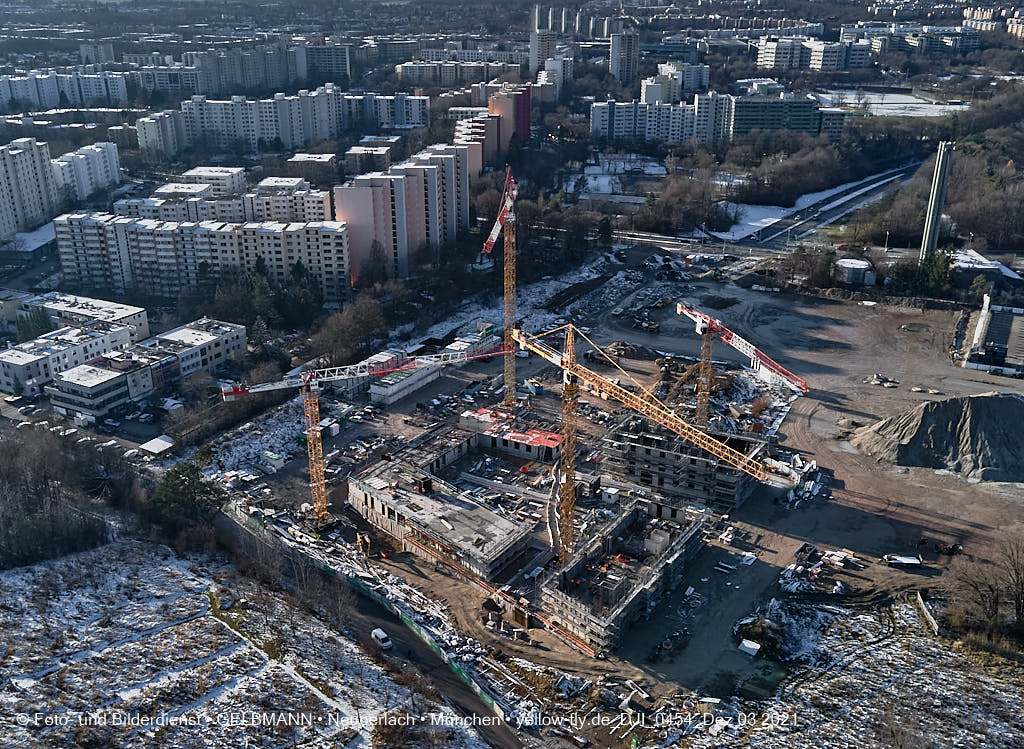 03.12.2021 -Baustelle Pandionverde in Neuperlach 03.12.2021 -Baustelle Pandionverde in Neuperlach