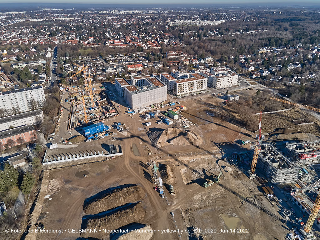 14.01.2022 - Baustelle Alexisquartier nach der Weihnachtspause