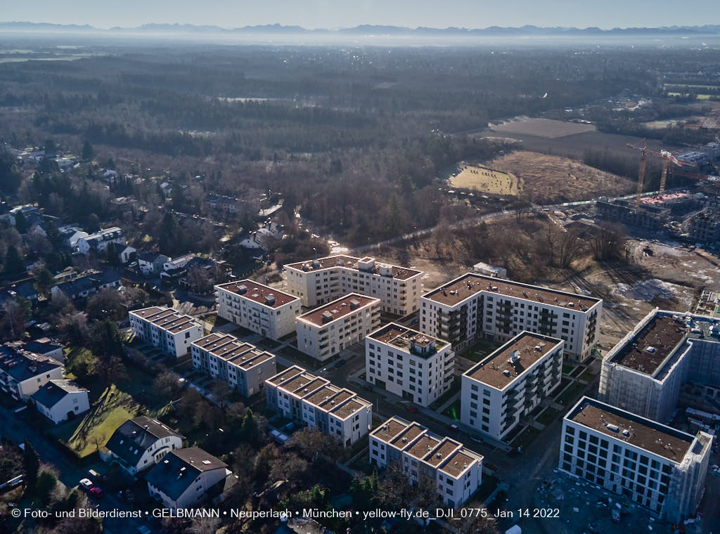 14.01.2022 - Baustelle Alexisquartier nach der Weihnachtspause