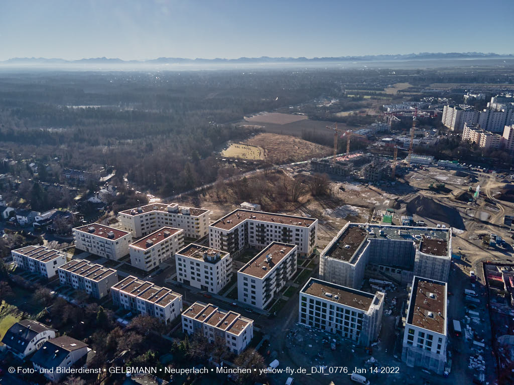 14.01.2022 - Baustelle Alexisquartier nach der Weihnachtspause