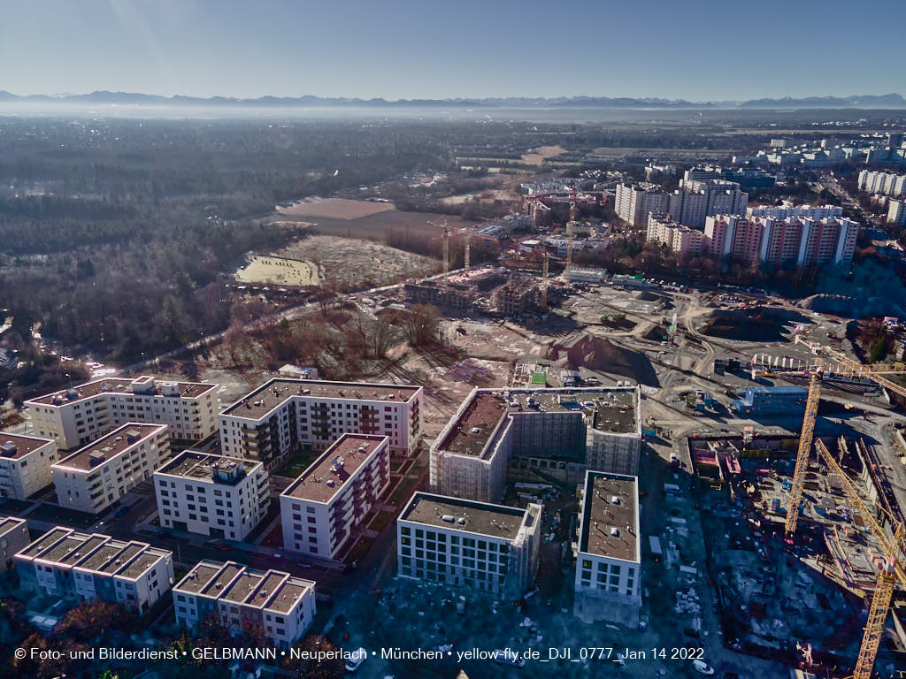 14.01.2022 - Baustelle Alexisquartier nach der Weihnachtspause
