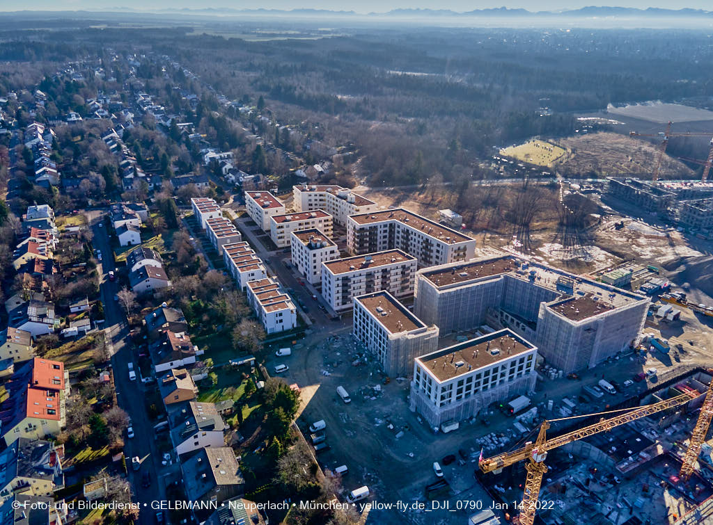 14.01.2022 - Baustelle Alexisquartier nach der Weihnachtspause