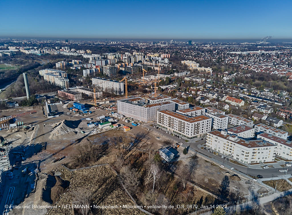 14.01.2022 - Baustelle Alexisquartier nach der Weihnachtspause
