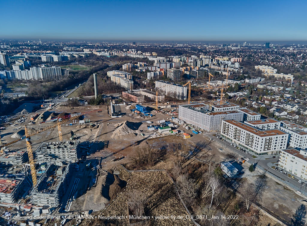 14.01.2022 - Baustelle Alexisquartier nach der Weihnachtspause