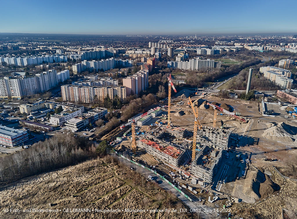 14.01.2022 - Baustelle Pandionverde nach der Weihnachtspause 14.01.2022 - Baustelle Pandionverde nach der Weihnachtspause