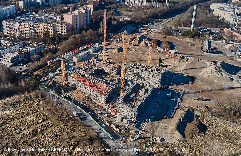 14.01.2022 - Baustelle Pandionverde nach der Weihnachtspause 14.01.2022 - Baustelle Pandionverde nach der Weihnachtspause