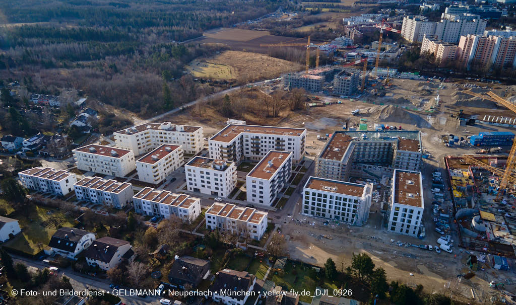 09.02.2022 - Baustelle Alexisquartier in Neuperlach 09.02.2022 - Baustelle Alexisquartier in Neuperlach
