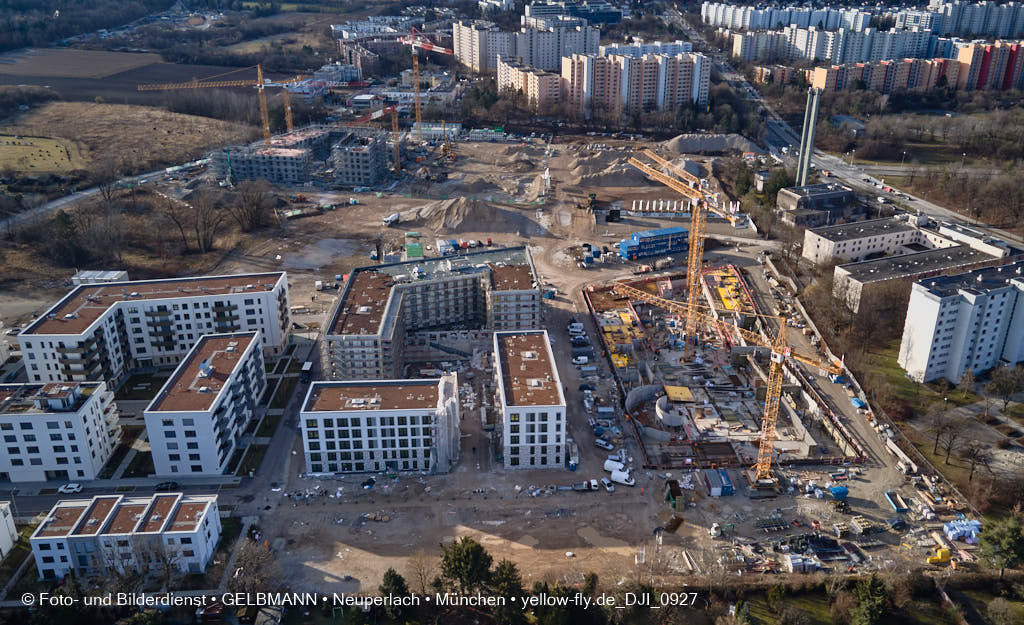 09.02.2022 - Baustelle Alexisquartier in Neuperlach 09.02.2022 - Baustelle Alexisquartier in Neuperlach