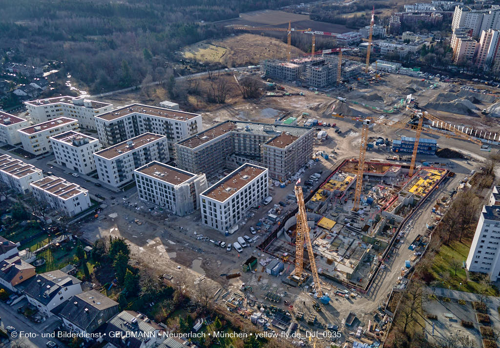 09.02.2022 - Baustelle Alexisquartier in Neuperlach 09.02.2022 - Baustelle Alexisquartier in Neuperlach