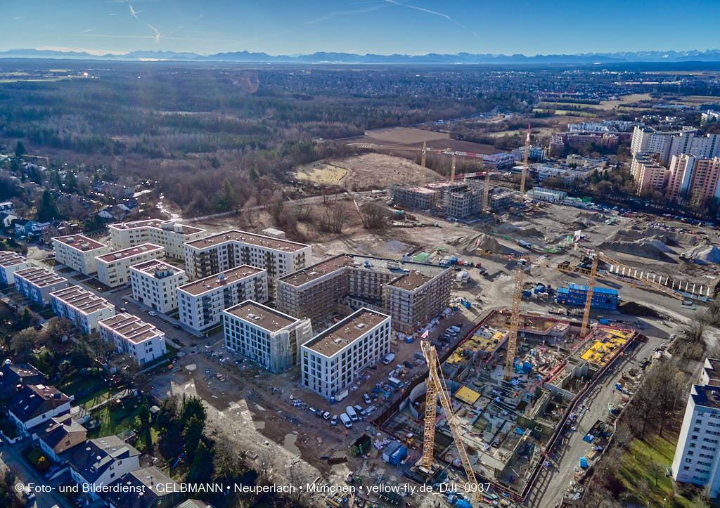 09.02.2022 - Baustelle Alexisquartier in Neuperlach 09.02.2022 - Baustelle Alexisquartier in Neuperlach