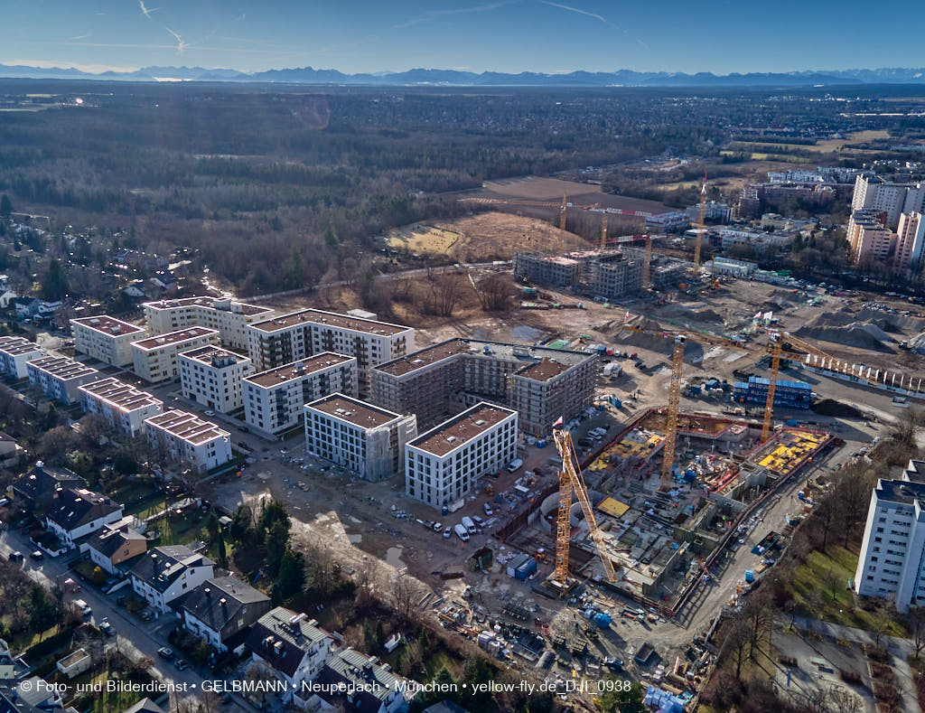 09.02.2022 - Baustelle Alexisquartier in Neuperlach 09.02.2022 - Baustelle Alexisquartier in Neuperlach