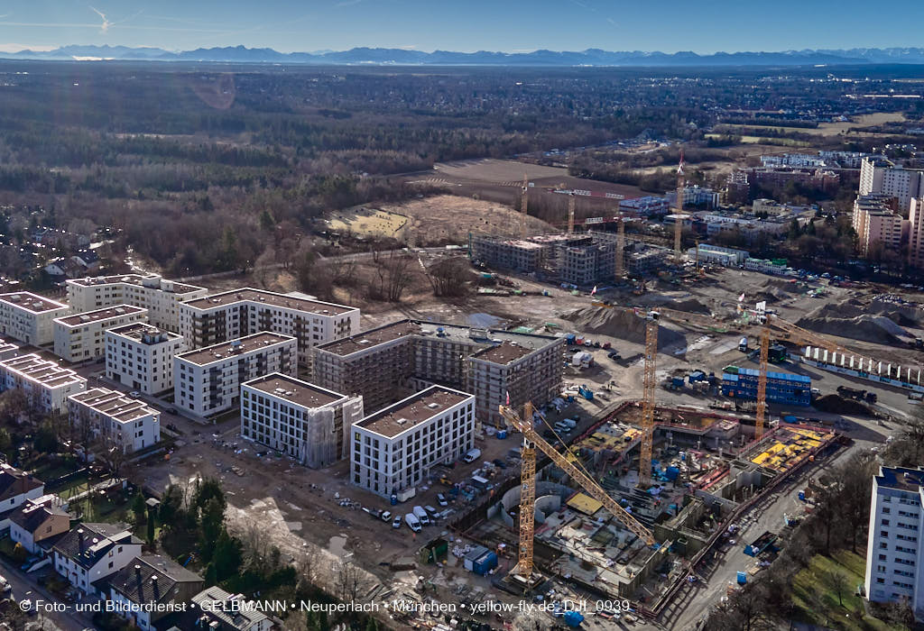 09.02.2022 - Baustelle Alexisquartier in Neuperlach 09.02.2022 - Baustelle Alexisquartier in Neuperlach