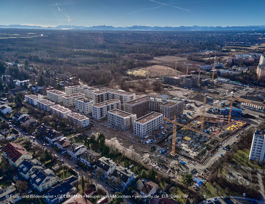 09.02.2022 - Baustelle Alexisquartier in Neuperlach 09.02.2022 - Baustelle Alexisquartier in Neuperlach
