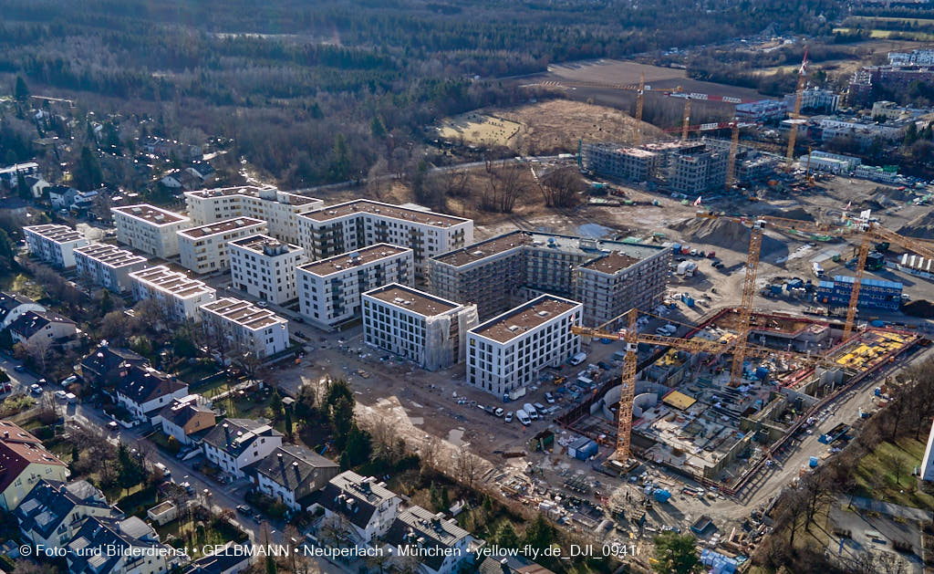 09.02.2022 - Baustelle Alexisquartier in Neuperlach 09.02.2022 - Baustelle Alexisquartier in Neuperlach