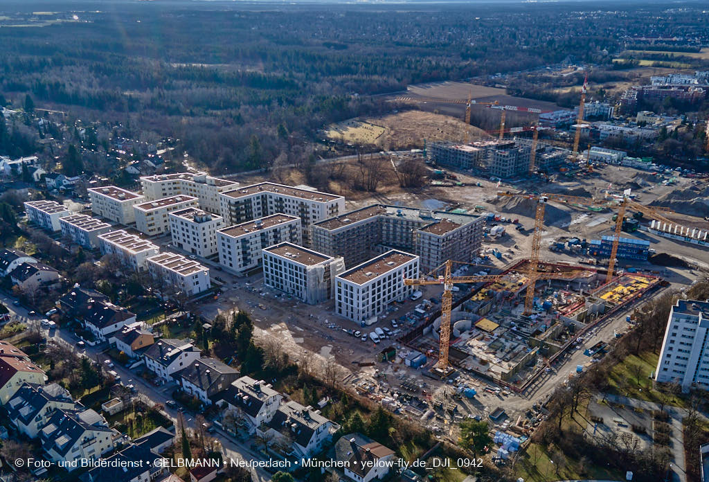 09.02.2022 - Baustelle Alexisquartier in Neuperlach 09.02.2022 - Baustelle Alexisquartier in Neuperlach