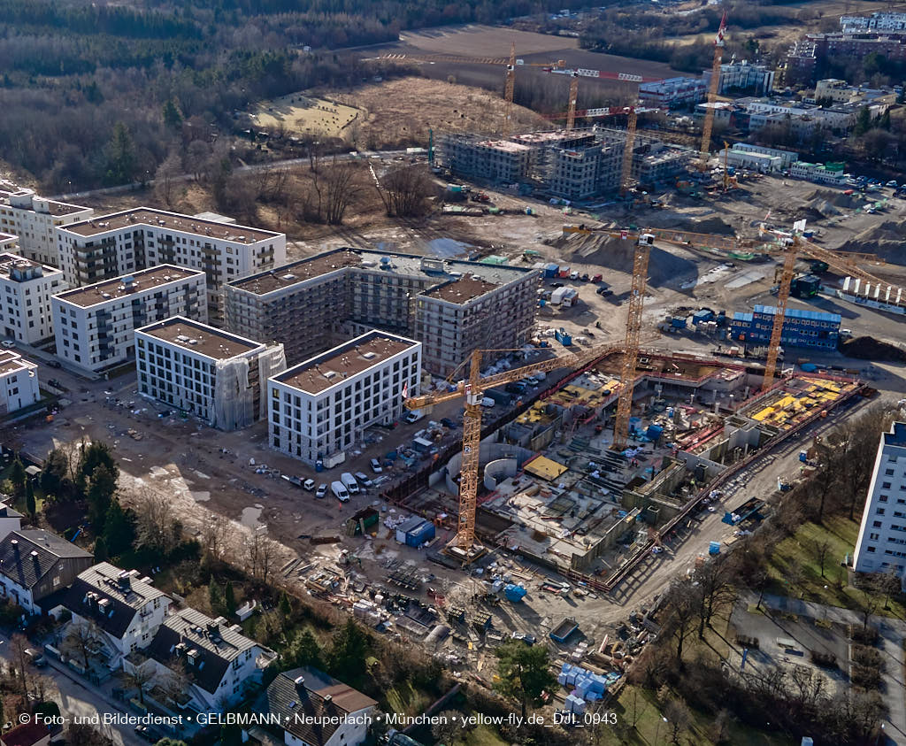 09.02.2022 - Baustelle Alexisquartier in Neuperlach 09.02.2022 - Baustelle Alexisquartier in Neuperlach