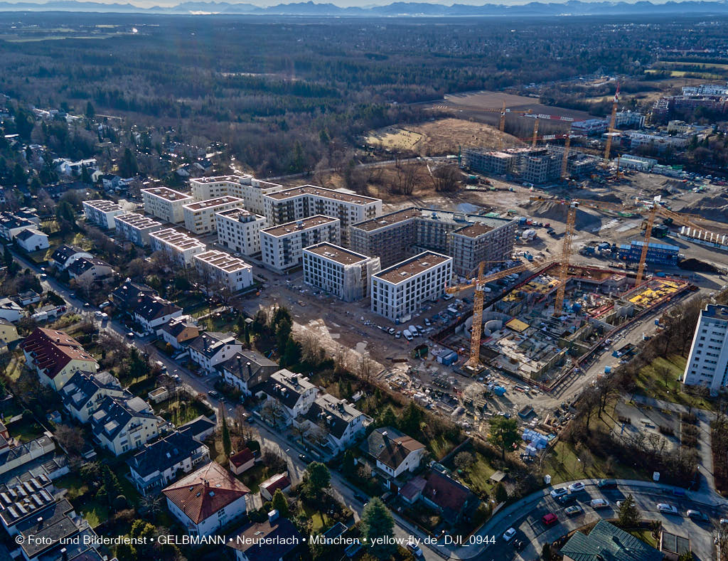 09.02.2022 - Baustelle Alexisquartier in Neuperlach 09.02.2022 - Baustelle Alexisquartier in Neuperlach