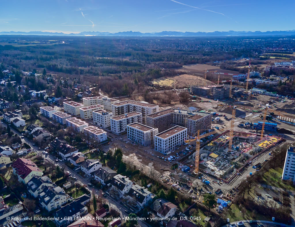 09.02.2022 - Baustelle Alexisquartier in Neuperlach 09.02.2022 - Baustelle Alexisquartier in Neuperlach