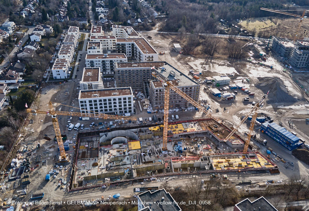 09.02.2022 - Baustelle Alexisquartier in Neuperlach 09.02.2022 - Baustelle Alexisquartier in Neuperlach