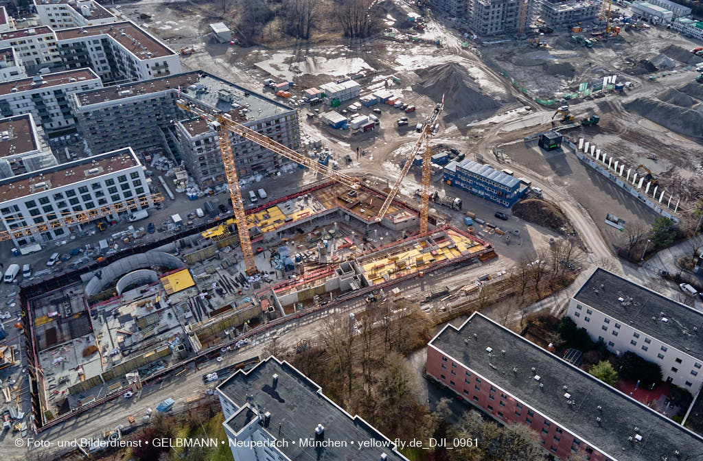 09.02.2022 - Baustelle Alexisquartier in Neuperlach 09.02.2022 - Baustelle Alexisquartier in Neuperlach