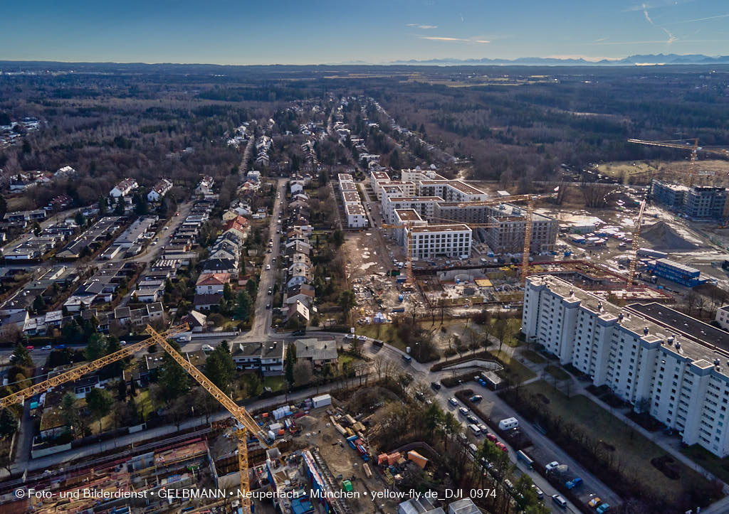 09.02.2022 - Baustelle Alexisquartier in Neuperlach 09.02.2022 - Baustelle Alexisquartier in Neuperlach