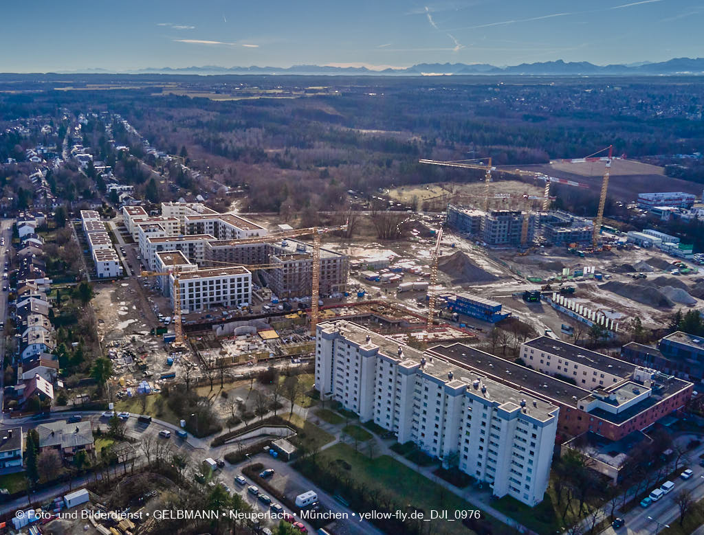 09.02.2022 - Baustelle Alexisquartier in Neuperlach 09.02.2022 - Baustelle Alexisquartier in Neuperlach