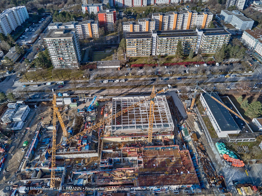 09.02.2022 - Baustelle Grundschule am Karl-Marx-Ring in Neuperlach