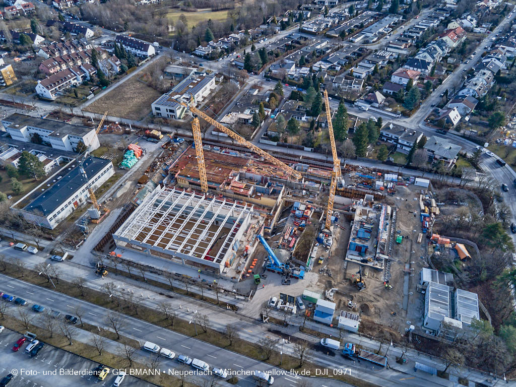 09.02.2022 - Baustelle Grundschule am Karl-Marx-Ring in Neuperlach