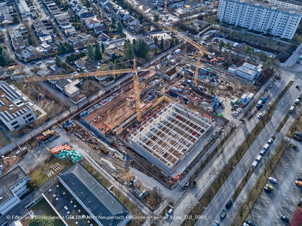 09.02.2022 - Baustelle Grundschule am Karl-Marx-Ring in Neuperlach