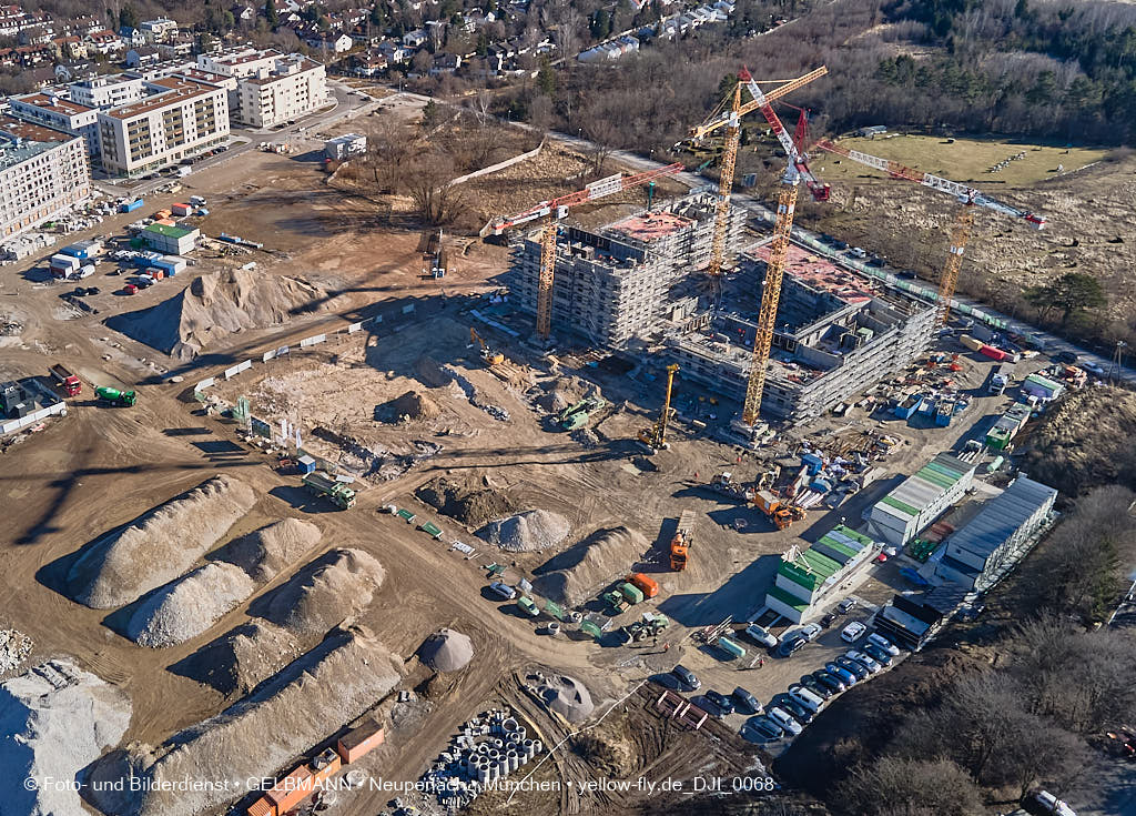09.02.2022 - Baustelle Pandionverde in Neuperlach 09.02.2022 - Baustelle Pandionverde in Neuperlach