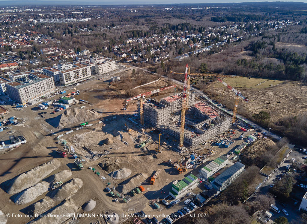 09.02.2022 - Baustelle Pandionverde in Neuperlach 09.02.2022 - Baustelle Pandionverde in Neuperlach