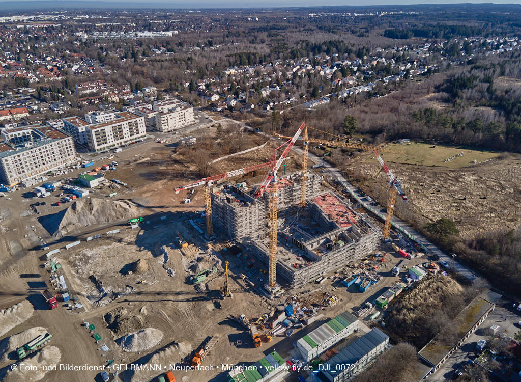 09.02.2022 - Baustelle Pandionverde in Neuperlach 09.02.2022 - Baustelle Pandionverde in Neuperlach