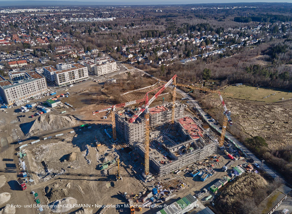 09.02.2022 - Baustelle Pandionverde in Neuperlach 09.02.2022 - Baustelle Pandionverde in Neuperlach
