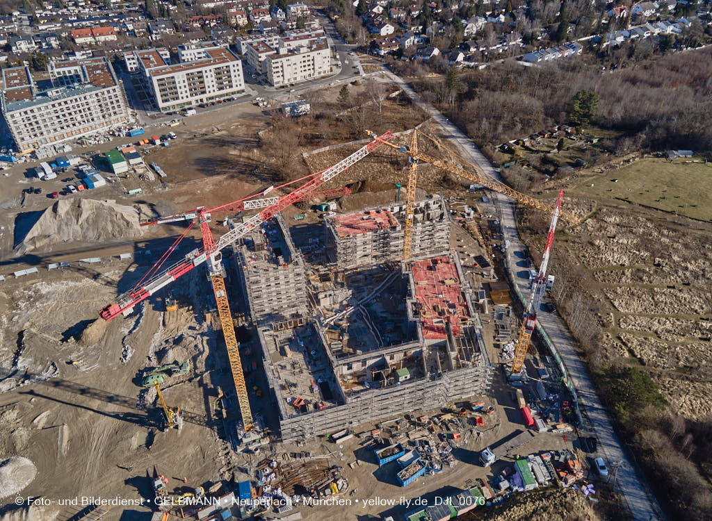 09.02.2022 - Baustelle Pandionverde in Neuperlach 09.02.2022 - Baustelle Pandionverde in Neuperlach