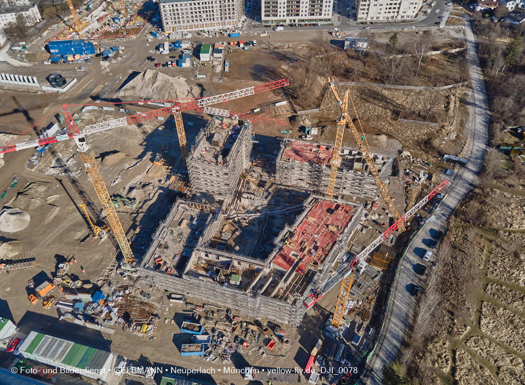 09.02.2022 - Baustelle Pandionverde in Neuperlach 09.02.2022 - Baustelle Pandionverde in Neuperlach