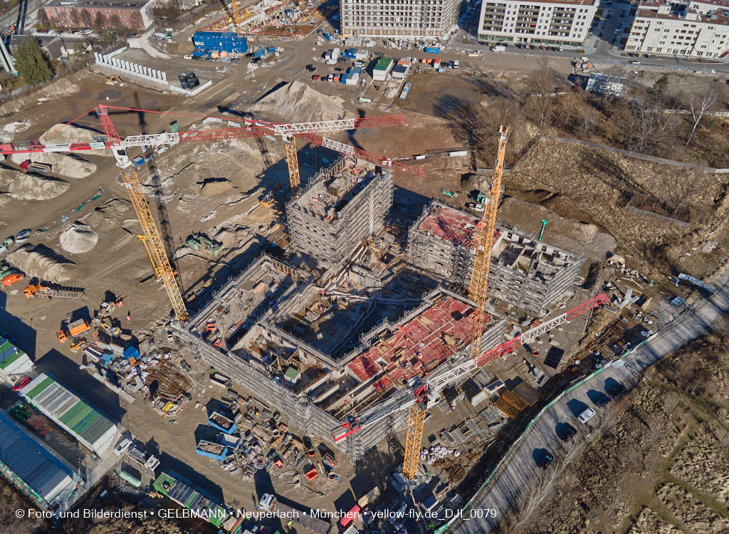 09.02.2022 - Baustelle Pandionverde in Neuperlach 09.02.2022 - Baustelle Pandionverde in Neuperlach
