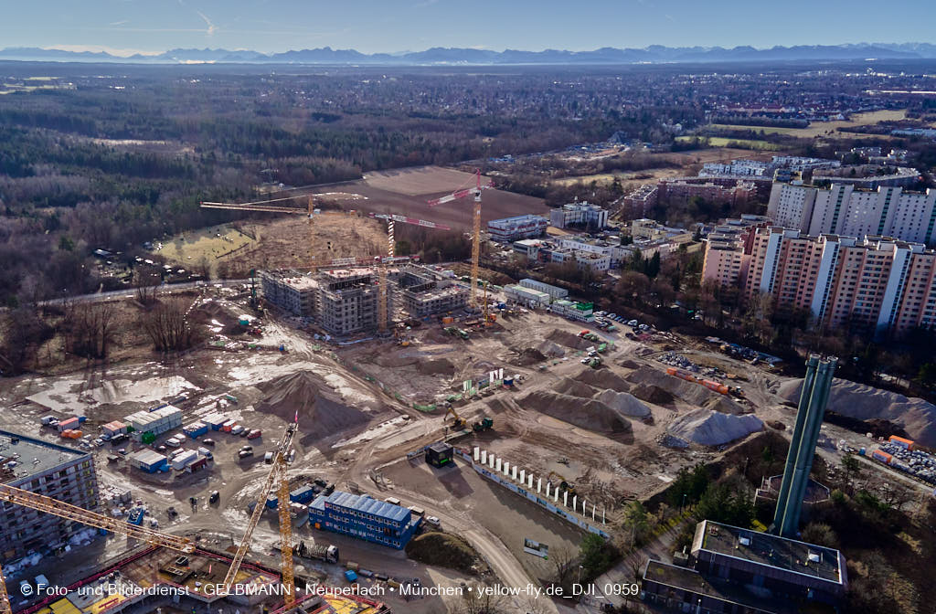 09.02.2022 - Baustelle Pandionverde in Neuperlach 09.02.2022 - Baustelle Pandionverde in Neuperlach