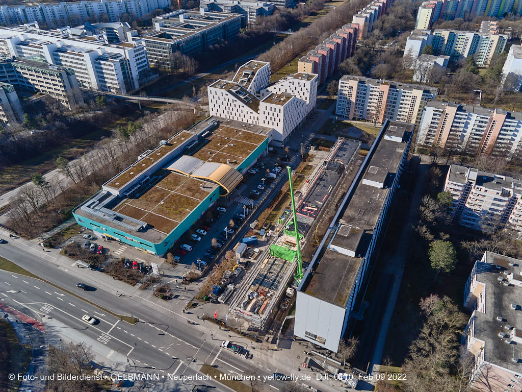 09.02.2022 - Baustelle Montessori Schule in Neuperlach
