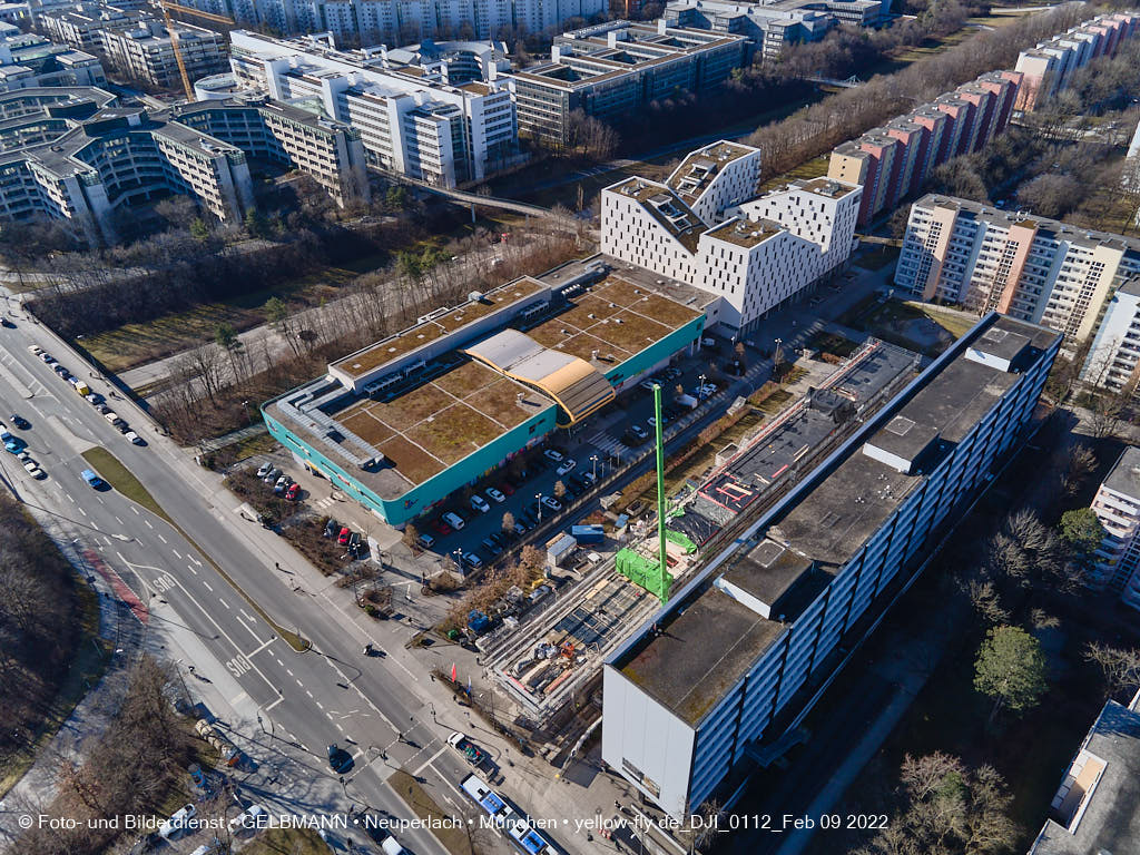 09.02.2022 - Baustelle Montessori Schule in Neuperlach