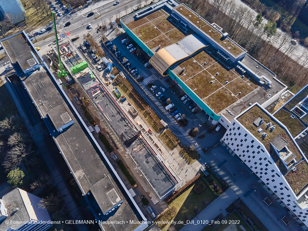09.02.2022 - Baustelle Montessori Schule in Neuperlach