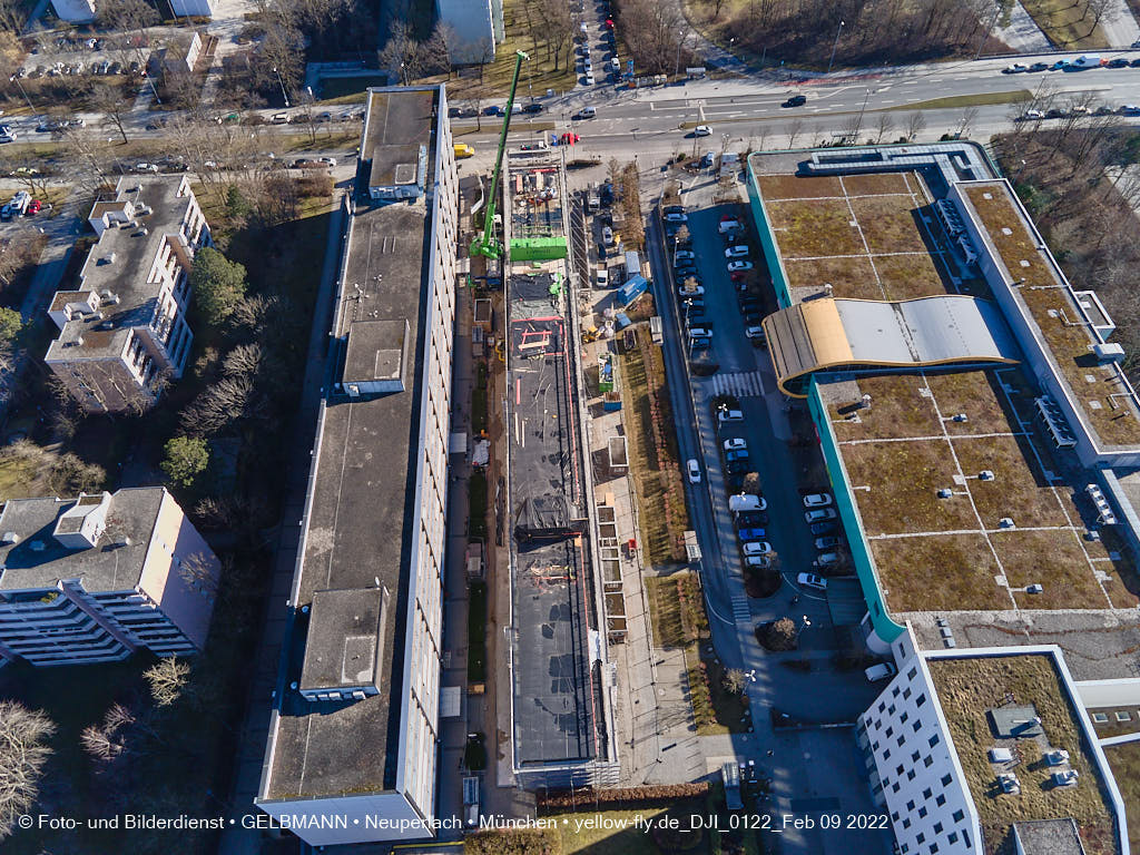 09.02.2022 - Baustelle Montessori Schule in Neuperlach
