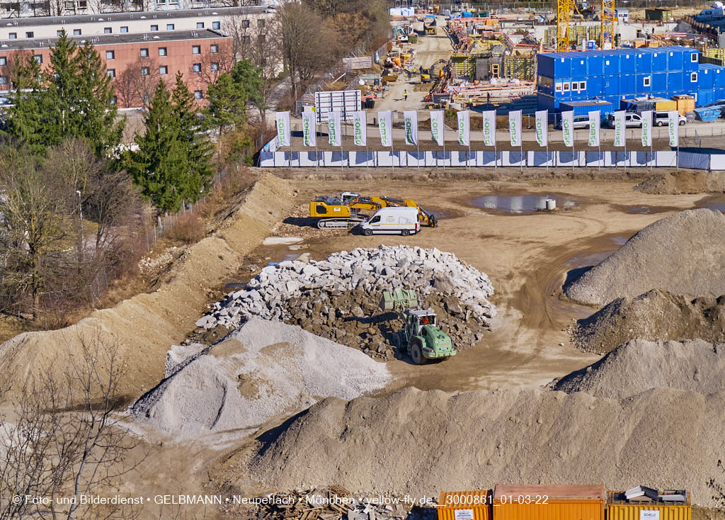 02.03.2022 - Neue Baugruben auf dem Piederstorfer Gelände 02.03.2022 - Neue Baugruben auf dem Piederstorfer Gelände