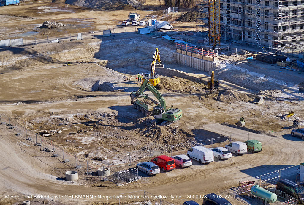 02.03.2022 - Neue Baugruben auf dem Piederstorfer Gelände 02.03.2022 - Neue Baugruben auf dem Piederstorfer Gelände