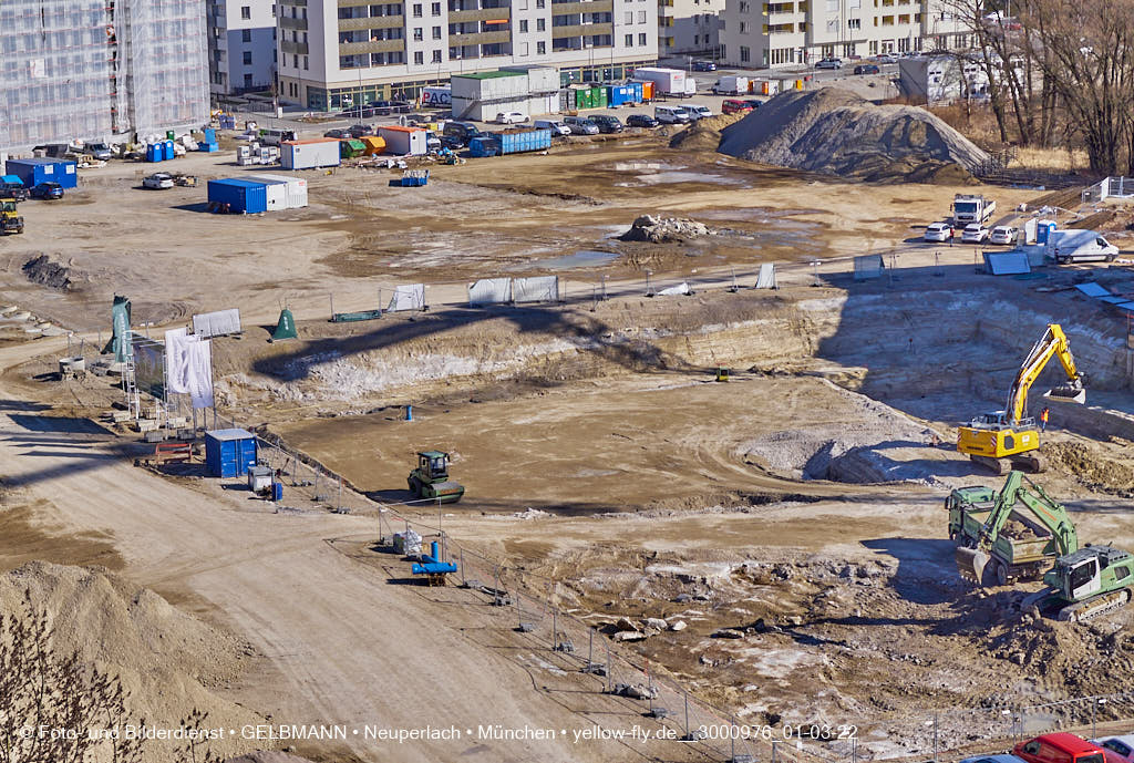 02.03.2022 - Neue Baugruben auf dem Piederstorfer Gelände 02.03.2022 - Neue Baugruben auf dem Piederstorfer Gelände