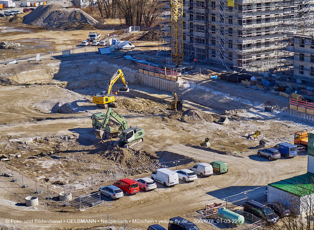 02.03.2022 - Neue Baugruben auf dem Piederstorfer Gelände 02.03.2022 - Neue Baugruben auf dem Piederstorfer Gelände